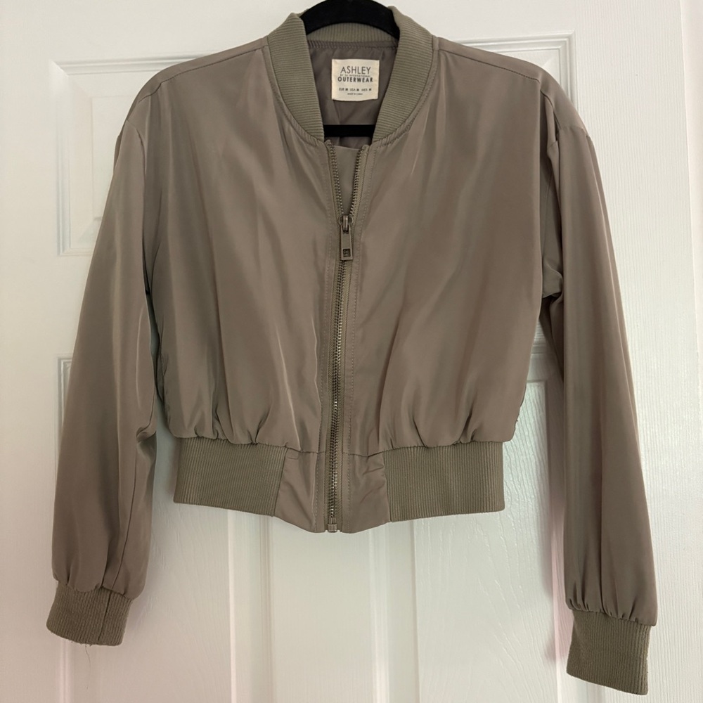Women's Green Bomber Jacket